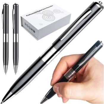 Cyfrowy dyktafon szpiegowski w długopisie 8GB 15h MBG line Q91