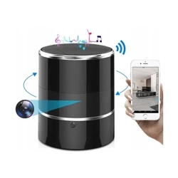 Mini Kamera Głośnik Bluetooth Obrotowa Podgląd na Żywo